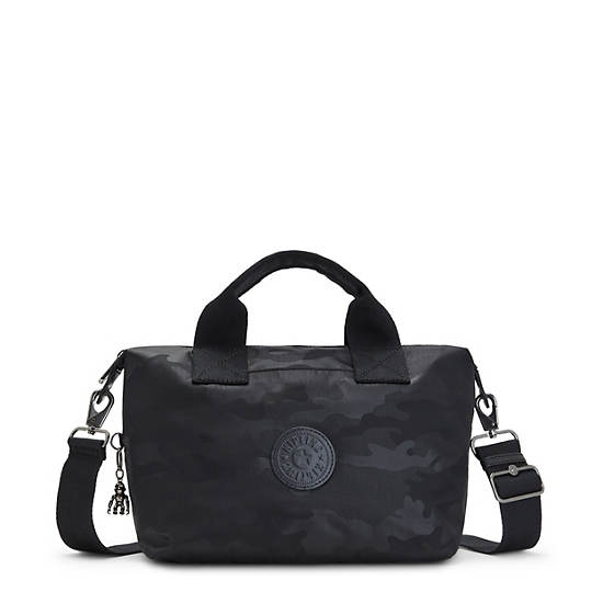 Sac Mini Kipling Kala Handbag Noir Camouflage | FR 1894WN